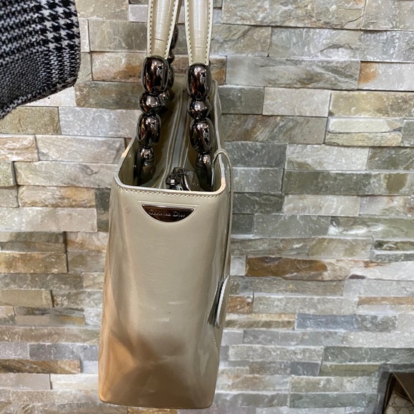 Christian Dior Patent Beaded Malice purse - Picture 2 of 14